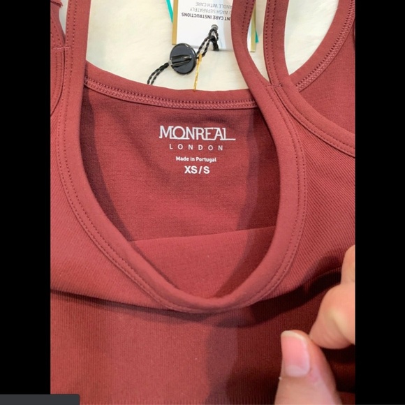 NWT $118 Monreal London Zen Seamless Tank in‎ Cocoa [SZ XS/S ] - Picture 6 of 8